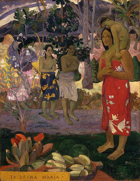 Paul Gauguin Ia Orana Maria Germany oil painting art